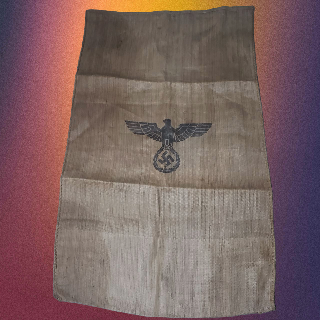 WWII German Reproduction H.Vpfl 1942 Burlap Sack | Extra Large 48" x 30" | Military Decor & Storage