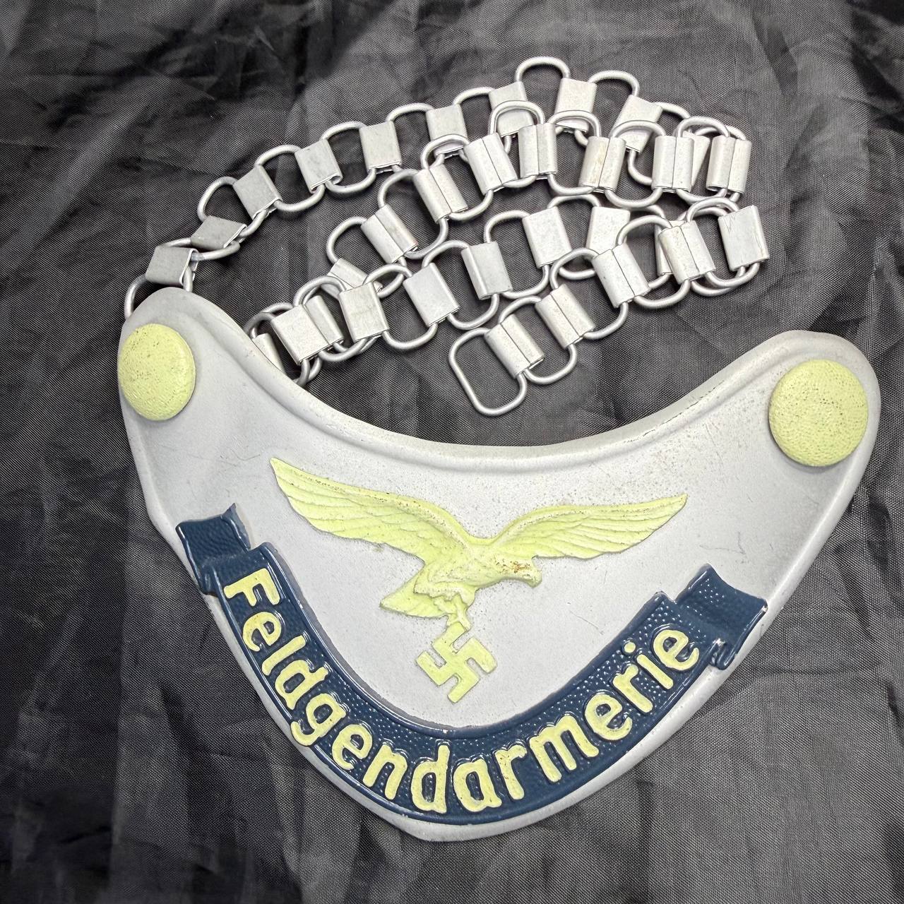 Reproduction WWII German Feldgendarmerie Gorget - Luminous | On-Goy