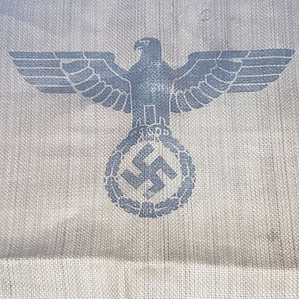 WWII German Reproduction H.Vpfl 1942 Burlap Sack | Extra Large 48" x 30" | Military Decor & Storage