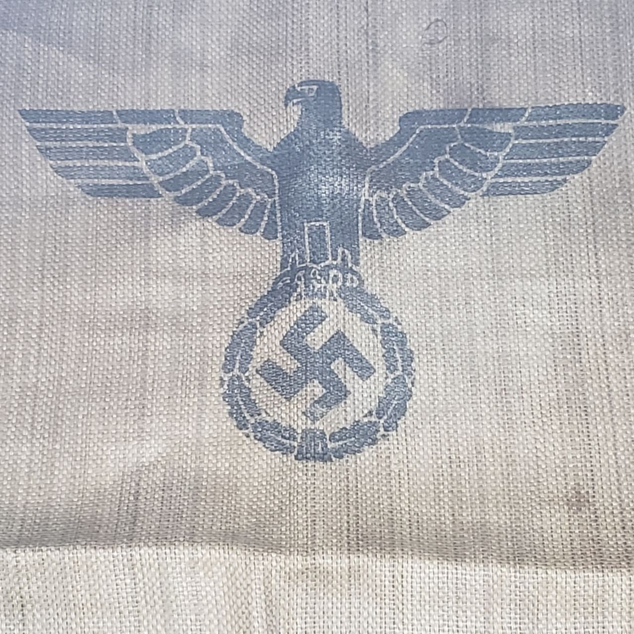 WWII German Reproduction H.Vpfl 1942 Burlap Sack | Extra Large 48" x 30" | Military Decor & Storage