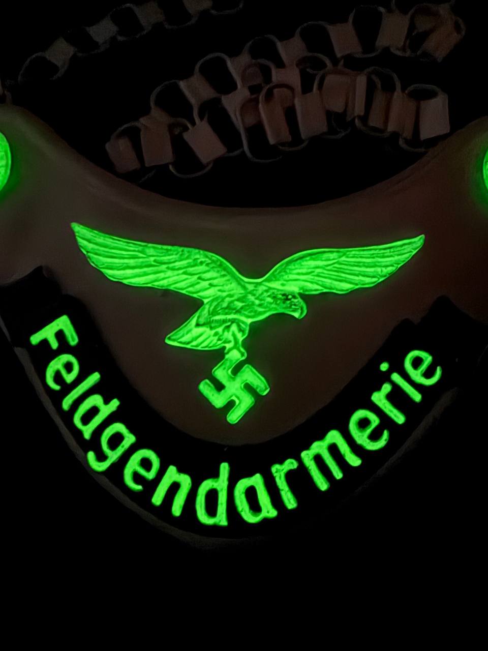 Reproduction WWII German Feldgendarmerie Gorget - Luminous | On-Goy